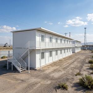 TOPPRE Portable Detachable Container House Quick Assembly Waterproof Worker Temporary Dormitory for Mining <b>Camp</b> Projects - Product Image 1