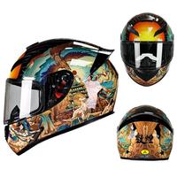 L'artisanat de Damas prend en charge la peinture en aérosol personnalisée Assurance qualité d'usine Rentabilité Casque de moto intégral