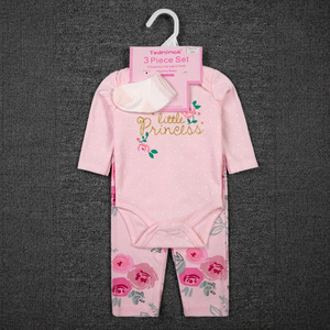 Pelele de estilo europeo americano para recién nacidos, pantalones largos, conjunto de niños superventas para bebés, venta al por mayor transfronteriza para comercio exterior - Product Image 3