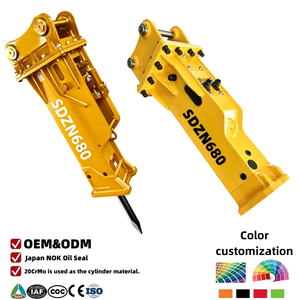 Mini-excavatrice SB40, brise-roche de 68 mm, type boîte, marteau silencieux, système de lubrification automatique, classe CE&ISO, pour l'extraction de roches, la démolition de béton - Product Image 1