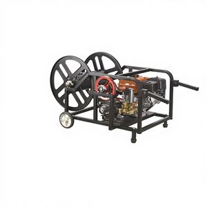 Pulverizador de Pesticidas con Motor de Gasolina Monocilíndrico de Alta Potencia 170F, Arranque Manual, Carro con Carrete de Manguera Agrícola para Industrias Agrícolas - Product Image 2