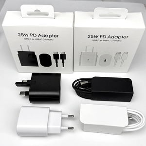 Adaptateur USB C PD 25W en gros, type C EU US, chargeurs super rapides avec câble de charge <span class=keywords><strong>rapide</strong></span> PD pour <span class=keywords><strong>Samsung</strong></span> Galaxy S24 S23 S22/S22 - Product Image 4