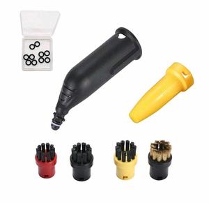 Brosse en Nylon et laiton pour aspirateur, buse à Extension forte, accessoire de nettoyage à vapeur, adapté aux karckers SC SC1020 SC2 SC2500 SC3 <span class=keywords><strong>SC4</strong></span> SC5, 10 <span class=keywords><strong>pièces</strong></span> - Product Image 1