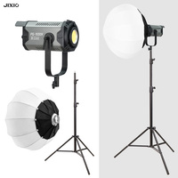 FG 500X JIXIO Lumière de studio professionnelle COB 500W Haute puissance RGB Bi-couleur 2700-6500K Modes de contrôle multiples Éclairage photographique