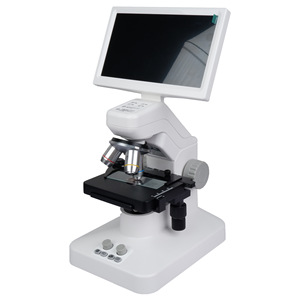 Digital Microscope TN300-D 7 Inch Screen Manual Focus Biological Observation 8 LED Light Source - Product Image 1