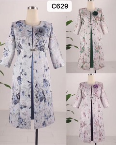 Vestidos de Iglesia Elegantes para Mujer, Trajes Formales Africanos, Ropa Turca en Tonos Pastel, Vestido para la Madre de la Novia - Product Image 5