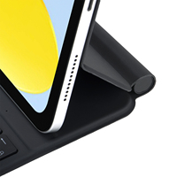 Clavier numérique fin noir Ruidian YC08 avec étui pour iPad Air M3/M2 11 pouces, pliable, en cuir, certifié CE/FCC, magnétique