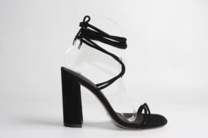 2022 le donne più vendute stringate tacchi alti sandali a spillo moda punta quadrata <span class=keywords><strong>scarpe</strong></span> romane temperamento nudo sandali estivi per L - Product Image 5