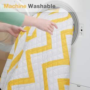 Suprimentos Fabricação Têxtil Tapete Ao Ar Livre Quilting Cobertor De Piquenique Ponderado Tapetes De Piquenique Chevron Com Cantos Pesados - Product Image 4