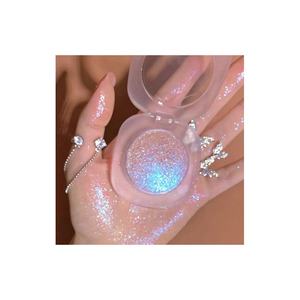 Resaltador de purpurina para maquillaje, polvo de prensa de etiqueta privada para el cuerpo, <span class=keywords><strong>bronceador</strong></span> orgánico Natural y resaltador, polvo suelto - Product Image 3