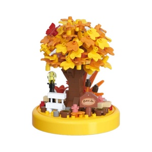 Compatible avec Sakura Tree House Eternal Flower, 40 pièces, jouets DIY, animaux, thème nature, blocs de construction en plastique ABS pour l'assemblage - Product Image 5