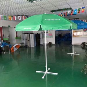 Sombrilla de Playa Recta Personalizada para Exteriores, Control Semiautomático, 210D Oxford + Estructura de Acero, Regalo Empresarial para Adultos - Product Image 2