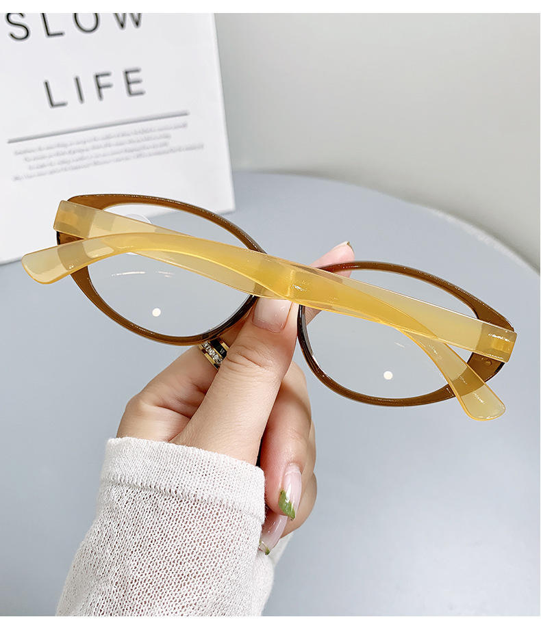 Big Frame Blue Light Blocking Reading Glasses Men Women Eco-friendly Material Cat Eye Reading Glasses