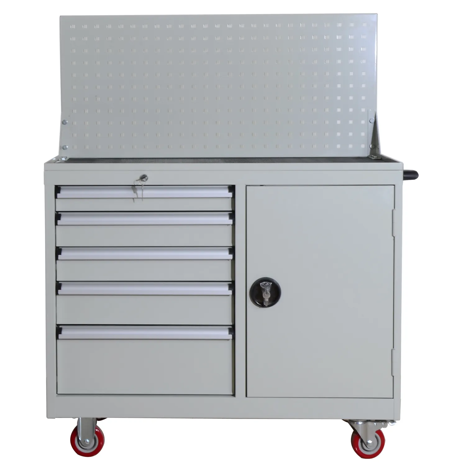 Heavy Duty Drawer Garage Storage Steel Tool Chest With Mechanic Trolley On Wheels Metal Tool Cabinet For Sale