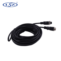 Connecteur étanche de câble d'aviation de 5M 4 broches pour la caméra de recul de voiture de réserve et le câble d'extension