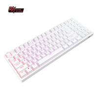 Royal Kludge RK92, clavier ergonomique sans fil, pour ordinateur portable, clavier de jeu mécanique