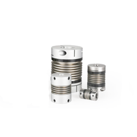 Accouplement d'arbre de codeur rotatif GRC 25*37mm Accouplement à soufflet en métal Coupleur à vis à billes flexible en aluminium