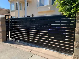 Porte automatique extérieure de taille personnalisée Porte battante électrique en aluminium - Product Image 4