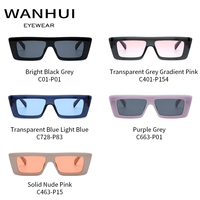 Vente en gros de lunettes de soleil tendance 6501 Bon marché Modèle tendance Lunettes de soleil Ins Style Gradient Lens Distributeur Lunettes de soleil