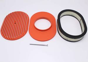 FILTRO DE AIRE BILLET ALUMINIO 12 ''X 2'' NARANJA <span class=keywords><strong>FINN</strong></span> VA2189 - Product Image 2