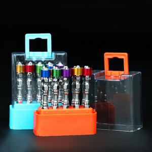 Weeks <b>Magnetic</b> S2 Steel Phillips Ph2 Double-Ended Screwdriver <b>Bit</b> Set With Aluminum Ring For Electric <b>Drill</b> - Product Image 3