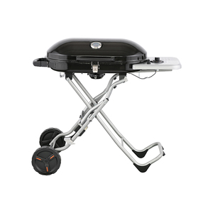 Portable Foldable <strong>Propane</strong> Grill <strong>Griddle</strong> Metal Gas Barbecue with Trolley for <strong>Camping</strong> Outdoor Folding BBQ Grills - Product Image 2