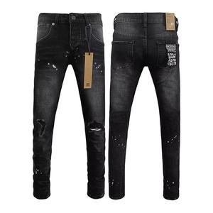 Pantaloni da uomo di lusso Hip Hop Jeans pantaloni in <span class=keywords><strong>Denim</strong></span> in <span class=keywords><strong>Denim</strong></span> Y2K Higah design di <span class=keywords><strong>marca</strong></span> Ksubis Jeans Denimes - Product Image 2