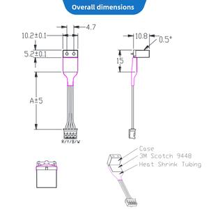 Capteur de niveau de liquide optique à prisme 5V haute sensibilité personnalisable, réfraction de la lumière pour l'alarme de pénurie/d'eau pleine, 50 000 - Product Image 3
