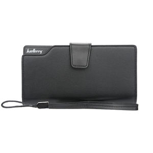 Portafogli Clutch da uomo con cinturino a manico portafoglio Clutch da uomo in pelle a sezione lunga con cerniera - Product Image 2