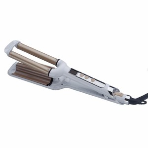 OEM Belleza 32mm Cerámica de <span class=keywords><strong>Tres</strong></span> barriles de pelo Waver Temperatura ajustable Triple barril Deep Waver Rizador de hierro con ondas de ondas - Product Image 3