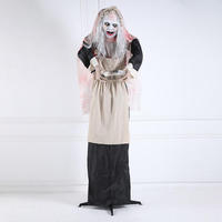 Grandes décorations de personnages d'horreur, artisanat effrayant, fantômes debout à visage amusant pour intérieur et extérieur, vente en gros pour le Festival d'Halloween