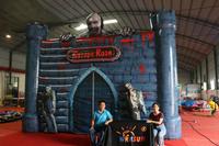WINSUN IAAPA Maison hantée gonflable commerciale pour Halloween, Salle d'évasion gonflable
