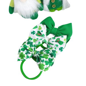 Diademas de nailon de trébol con Lazos Verdes para bebé. Día de San Patricio Arcos Infantes Niños <span class=keywords><strong>Accesorios</strong></span> para el cabello - Product Image 6