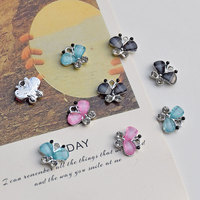 Style coréen exquis petit papillon pendentif fait à la main bijoux à bricoler soi-même accessoires pour boucles d'oreilles et Bracelet matériaux pour la vente en gros