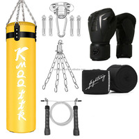 Offre Spéciale non rempli multi-angle pivotant gymnastique à domicile adultes jeunes enfants suspendus PU Logo personnalisé ensemble de sacs de boxe pour la boxe MMA