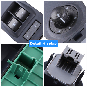 Interruttore di Controllo Alzacristalli Elettrico per Auto 1608705680 per Fiat Ducato 3 Citroen Jumper <span class=keywords><strong>2</strong></span> <span class=keywords><strong>Peugeot</strong></span> <span class=keywords><strong>Boxer</strong></span> <span class=keywords><strong>2</strong></span> - Product Image 5