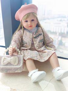 Jouet pour enfants vivant réaliste corps en Silicone bébé 60Cm vinyle souple réaliste nouveau-né poupées Reborn pour garçon filles - Product Image 2