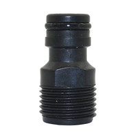 Raccord rapide mâle 1/2 pouce, adaptateur de robinet en plastique pour irrigation de jardin et lavage de voiture, raccord de tuyau d'eau