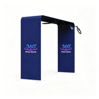 Overhead 360-Grad-Fotobox Hängende Rotierende Kamera 360-Grad-Videobox für Veranstaltungen Partys Hochzeiten