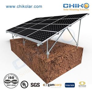 Chiko วงเล็บโซลาร์เซลล์ที่ติดตั้งบนพื้นปรับแต่งได้ระบบ AL6005-T5/SUS304 - Product Image 5