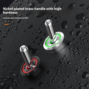 Venta caliente 16mm Interruptor de palanca de metal de alta corriente IP65 Conector de cable de botón 5-24V/220V, <span class=keywords><strong>2</strong></span>/3 posiciones de engranaje disponibles - Product Image 2