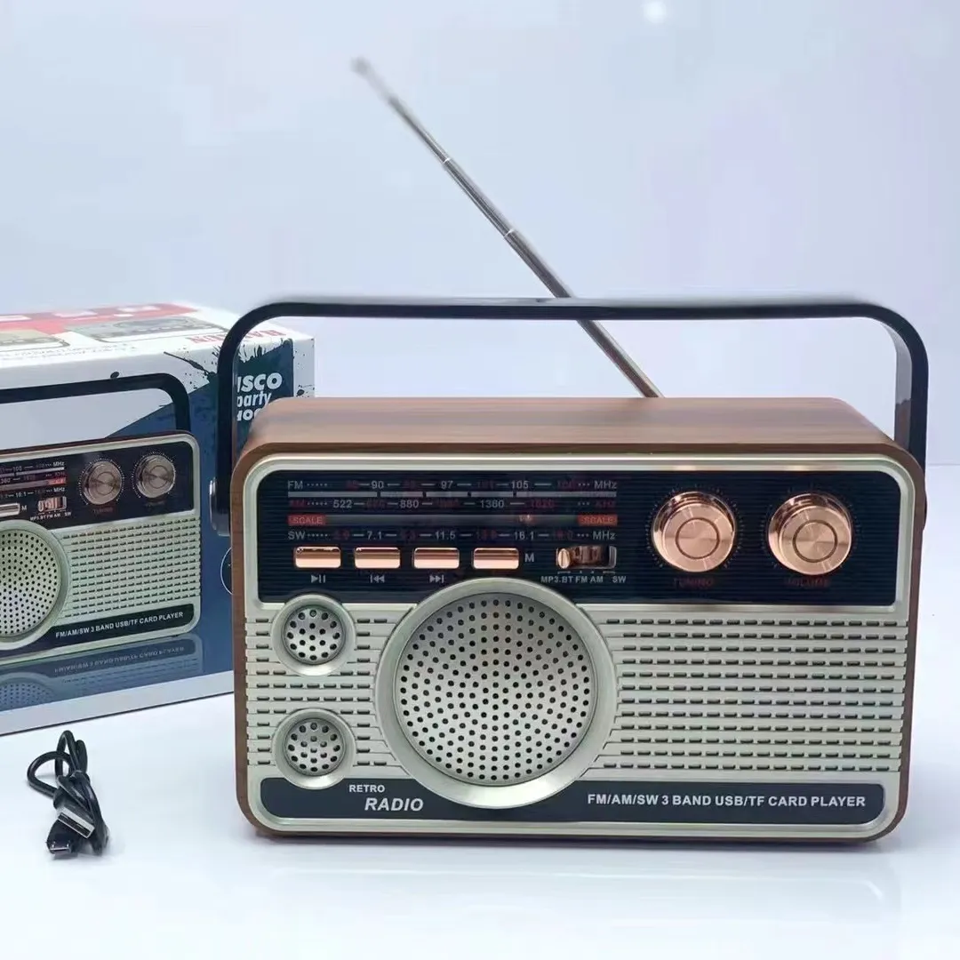 HAIRUN HR-506BT Popular Radyo Built In Speaker Am Fm Sw Belt Portable Radio