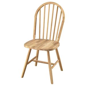 Chaise de salle à manger vintage en bois massif nordique avec coussin moelleux, design nord-européen, chaises en chêne - Product Image 3