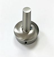 Entretoise conique cylindrique en acier inoxydable pour garde-corps en verre d'escalier et de balcon