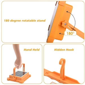 Portable Emergency Work <b>Light</b> Camping Floodlight Solar USB Rechargeable Work <b>Light</b> for Garage Emergency Car Repair - Product Image 3