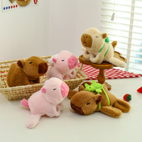 Vente en Gros Usine Mignonne Peluche Douce Capybara Jouet Bracelet Claquette Animal en Peluche Capybara