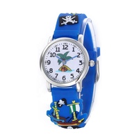 Jam Tangan Anak Laki-Laki Model Sport Analog Kaca Stainless Steel Desain Kartun 3D Stylish Berkualitas Tinggi Grosir Desain Baru Terlaris