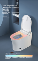 Toilettes intelligentes en gros pour salle de bain, cuvette de toilettes automatique avec télécommande vocale, toilettes électriques intelligentes