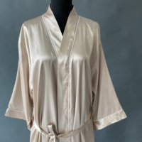 Vente en Gros Promotionnelle Pyjama de Haute Qualité Robe de Mariée en Satin Chemise de Nuit pour Femme