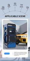 Station de recharge pour véhicules électriques Shenzhen YLC 180 kW, double pistolet DC, CCS1 CCS2 GBT, chargeur rapide DC sur pied, compatible OCPP1.6J